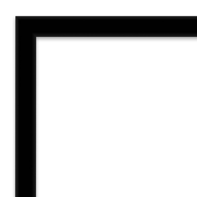 20" X 26" Non-Beveled Bathroom Wall Mirror Jet Black - Amanti Art 2 20" X 26" Non-Beveled Bathroom Wall Mirror Jet Black - Amanti Art - Image 2