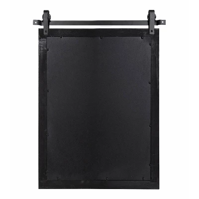 18" X 26" Cates Rectangle Wall Mirror Black - Kate & Laurel All Things Decor 3 18" X 26" Cates Rectangle Wall Mirror Black - Kate & Laurel All Things Decor - Image 3