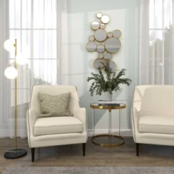 Metal Bubble Cluster Wall Mirror Gold - CosmoLiving By Cosmopolitan -Umbra Home Decor Shop GUEST d22bfbc7 5773 40a0 8594 65f2b0170890