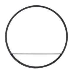 Metal 1 Shelf Wall Mirror Black - Olivia & May -Umbra Home Decor Shop GUEST d2f10cb0 4485 4eff b22f ce6307e12a0b