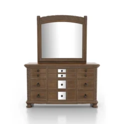 2pc Lellen Dresser And Mirror Set Rustic Natural Tone - HOMES: Inside + Out -Umbra Home Decor Shop GUEST d522efa9 9b01 4859 849e fdbbc5a8d849