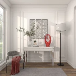 Metal Geometric Wall Decor With Round Mirror Accents Set Of 3 Black - Olivia & May -Umbra Home Decor Shop GUEST d6de6611 a0c7 485f a467 dd1230e77502