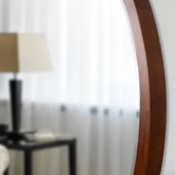 30" McLean Round Wall Mirror Walnut Brown - Kate & Laurel All Things Decor 11 30" McLean Round Wall Mirror Walnut Brown - Kate & Laurel All Things Decor -Umbra Home Decor Shop GUEST d77a6138 caff 4e76 98f3 5a08f697826a