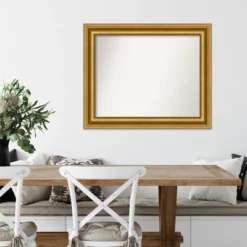 34" X 28" Non-Beveled Parlor Gold Wall Mirror - Amanti Art -Umbra Home Decor Shop GUEST d7c50f49 34be 4a96 90f0 c9890658e125