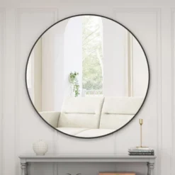 Colt 48" Circle Aluminum Frame Large Circle Wall Mounted Mirror -The Pop Home -Umbra Home Decor Shop GUEST d8b1b887 a64d 442a bc1e 464102de5585
