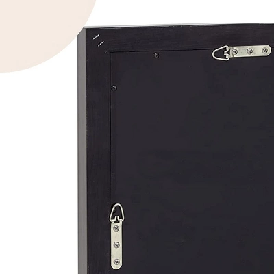 Hamilton Hills 30" X 40" Rectangular Wenge Framed Mirror 5 Hamilton Hills 30" X 40" Rectangular Wenge Framed Mirror - Image 5