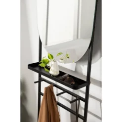 18" X 67" Noka Mirror Leaning Ladder Black - Kate & Laurel All Things Decor 15 18" X 67" Noka Mirror Leaning Ladder Black - Kate & Laurel All Things Decor -Umbra Home Decor Shop GUEST d9c139ee 1ca8 4cd5 aa8b 61b6e69c48fd
