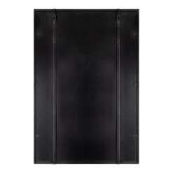 20" X 30" Jackson Metal Framed Decorative Wall Mirror With Shelf Black - Kate & Laurel All Things Decor -Umbra Home Decor Shop GUEST d9e500cd cbe0 4358 aaba b2047ebe8063