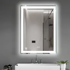 Nadia LED Bathroom Mirror Wall-Mounted Vanity Mirror With Anti Fog Makeup Mirror With Lights - The Pop Home -Umbra Home Decor Shop GUEST da3cf730 1a1b 4c9a 91e1 a249853cfc3c