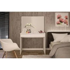 Virginia Vanity With Mirror White - Polifurniture 12 Virginia Vanity With Mirror White - Polifurniture -Umbra Home Decor Shop GUEST da8a3380 fbc3 48a8 b91b bf928e92a7ad