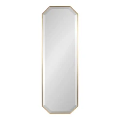 16" X 48" Rhodes Full Length Wall Mirror Gold - Kate & Laurel All Things Decor -Umbra Home Decor Shop GUEST db04e29e 9755 4d11 a398 50af5a6400ff