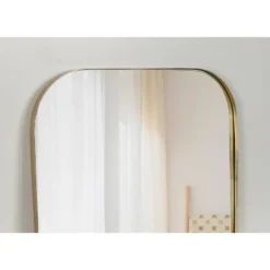24" X 24" Rollo Framed Decorative Wall Mirror Gold - Kate & Laurel All Things Decor -Umbra Home Decor Shop GUEST db098547 8f72 4359 b728 d56524cc4ef6