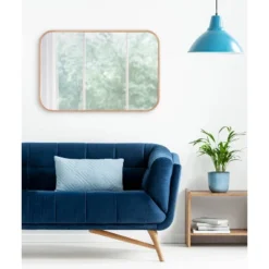 23" X 35" Nordlund Framed Decorative Wall Mirror Natural - Kate & Laurel All Things Decor -Umbra Home Decor Shop GUEST db52f03b 1b3b 4c5b b4fc 7a43a26eed4c