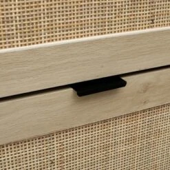 Arina 63.9'' H X 37'' W X 9.45'' D Farmhouse Natural Rattan Shoe Cabinet For 16 Pairs Design Mirror With 4 Flip Down Drawers - The Pop Maison -Umbra Home Decor Shop GUEST db91f6f1 8f04 43f0 83dd fa5e6ce7b165 1