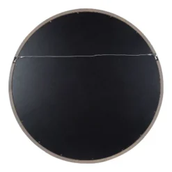 32" X 32" Hogan Round Framed Decorative Wall Mirror Gray - Kate & Laurel All Things Decor -Umbra Home Decor Shop GUEST dbc1e016 fa7e 4ebd b888 d1d1ccdf0815