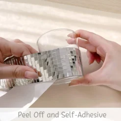 Wrapables 5mm X 5mm Self Adhesive Mosaic Glass Mirror Tile Stickers, 1960pcs For Arts And Crafts, Home Decoration, Silver -Umbra Home Decor Shop GUEST dc51475b 1ed2 4a4b 9b29 9a880112af68