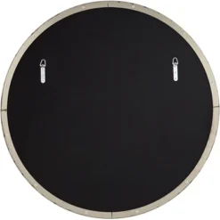 Uttermost Drake Brushed Nickel 34" Round Wall Mirror -Umbra Home Decor Shop GUEST dcce1a52 a986 4173 aa16 4fa267b2c35b