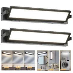 3 Color Temperature Dimmable Black Bathroom Vanity Light Bar 27inch 26W LED Modern Matte Black Bathroom Wall Lighting Fixtures Over Mirror -Umbra Home Decor Shop GUEST dcfd7e41 aa71 4c2d 9a00 08b2fe82db46