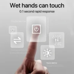 36*36in LED Bathroom Mirror, Anti-Explosion Glass, Rust-Resistant, Anti-Fog Features, Tri-Color Changing, Ideal For All Bathroom Decors -Umbra Home Decor Shop GUEST dd2db18d 43fb 4f9a 9888 784a6ca83dc2