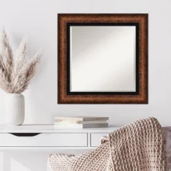 27" X 27" Beveled Vogue Bronze Wall Mirror - Amanti Art -Umbra Home Decor Shop GUEST dd885383 aaee 4d26 a69f 57f9962f2dc7