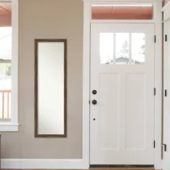 17" X 51" Regis Narrow Framed Full Length On The Door Mirror Light Brown - Amanti Art 13 17" X 51" Regis Narrow Framed Full Length On The Door Mirror Light Brown - Amanti Art -Umbra Home Decor Shop GUEST deb8a3ec 71b1 4aaf 998d b43a6c3e3480