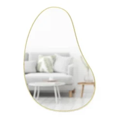 24" X 36" Hubba Pebble Mirror Brass - Umbra -Umbra Home Decor Shop GUEST def88977 0f23 4070 a270 1046394b7c25