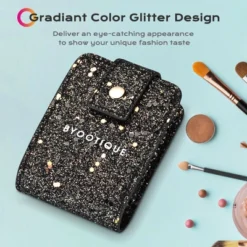 Byootique Portable Lipstick Case Lip Gloss Pouch With Mirror For Purse Mini Bag