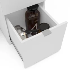 Olivia Vanity Table With Lighted Mirror White - Polifurniture: Modern Design, 6 Drawers, Storage Cabinet -Umbra Home Decor Shop GUEST df92ce38 0f5e 440c 9780 6e65dd7b1bc9