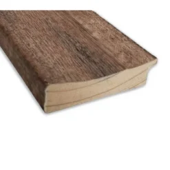 44" X 33" Non-Beveled Owl Wood Bathroom Wall Mirror Brown - Amanti Art