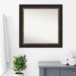 32" X 32" Non-Beveled Varied Black Bathroom Wall Mirror - Amanti Art -Umbra Home Decor Shop GUEST e0fce47a 988e 4db1 88bb 6bf824c4d4dd