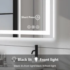 MAYEERTY Bathroom Mirror Dual Light Source Three Lighting Modes -Umbra Home Decor Shop GUEST e191db89 fbbf 4dd9 a330 7d8b151da3b9