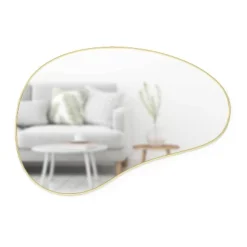 24" X 36" Hubba Pebble Mirror Brass - Umbra