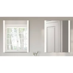 24"x30" Premium Lumen Single Frameless Fixed Color Temp LED Wall Mirror With Anti Fog Glass - Tosca -Umbra Home Decor Shop GUEST e36469c2 966a 4f98 b166 aab46237f3c1