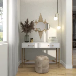 Contemporary Iron Wall Mirror Gold - CosmoLiving By Cosmopolitan -Umbra Home Decor Shop GUEST e3f08dbb 43ba 46fd aa03 e62697974650