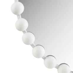 27" Marlowe Beaded Round Wall Mirror White - Madison Park 9 27" Marlowe Beaded Round Wall Mirror White - Madison Park -Umbra Home Decor Shop GUEST e4041f75 fae7 467e 860b b0f0f15f0f68