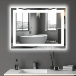 MAYEERTY Bathroom Mirror Dual Light Source Three Lighting Modes -Umbra Home Decor Shop GUEST e4651706 8630 4fc5 b237 5555d49e259a
