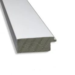 21" X 27" Non-Beveled Cabinet White Narrow Wall Mirror - Amanti Art