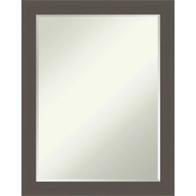 Brushed Petite Bevel Bathroom Wall Mirror 9 Brushed Petite Bevel Bathroom Wall Mirror - Image 9