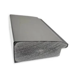 42" X 31" Non-Beveled Vista Brushed Nickel Bathroom Wall Mirror - Amanti Art