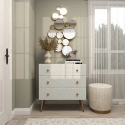 Metal Bubble Cluster Wall Mirror Gold - CosmoLiving By Cosmopolitan -Umbra Home Decor Shop GUEST e58b5356 c960 41de 9878 713e3893ebbc