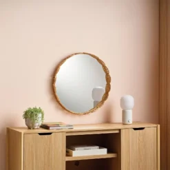 24" Rattan Round Wall Mirror - Room Essentials™