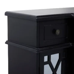 Glam Mirror And Wood Storage Cabinet Black - Olivia & May 23 Glam Mirror And Wood Storage Cabinet Black - Olivia & May -Umbra Home Decor Shop GUEST e627f7d0 4ca1 4864 b3c4 cad1fba99e01