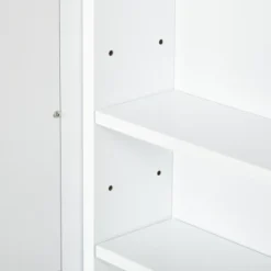 Kleankin Wall-Mounted Medicine Cabinet With Mirror, Bathroom Mirror Cabinet With Single Door And Adjustable Shelves, White -Umbra Home Decor Shop GUEST e64926d6 050d 4083 b2ca 918e6ef85b27