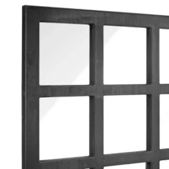 23.5" X 23.5" Rustic 9-Panel Window Pane Decorative Wall Mirror Black - Stonebriar Collection -Umbra Home Decor Shop GUEST e752bf95 2da2 4f89 994f 1d0f654fbcda
