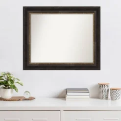 34" X 28" Non-Beveled Varied Black Wall Mirror - Amanti Art -Umbra Home Decor Shop GUEST e830e2e6 97a5 4887 9b61 8d3de7528968
