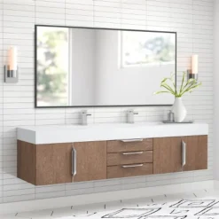30 In. H X 65 In. W Oversized Rectangle Metal Bathroom Vanity Mirror-The Pop Home -Umbra Home Decor Shop GUEST e9bd9b50 d29e 4b8b a4e5 e87e0bdf8a41