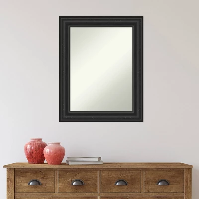 24" X 30" Non-Beveled Shipwreck Black Bathroom Wall Mirror - Amanti Art 5 24" X 30" Non-Beveled Shipwreck Black Bathroom Wall Mirror - Amanti Art - Image 5