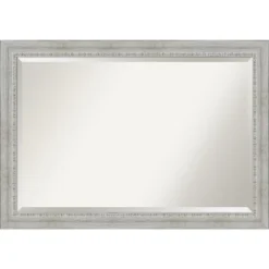 Amanti Art Rustic White Wash Beveled Wood Bathroom Wall Mirror -Umbra Home Decor Shop GUEST eb4c41e4 0569 4943 b68b 273575db9b10