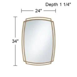 Uttermost Amherst Gold Layered Metal 24" X 34" Wall Mirror 11 Uttermost Amherst Gold Layered Metal 24" X 34" Wall Mirror -Umbra Home Decor Shop GUEST eb821c1a 1496 4c01 82e5 389cd2ef1499