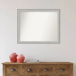 31" X 25" Non-Beveled Bel Volto Silver Wood Wall Mirror - Amanti Art -Umbra Home Decor Shop GUEST eb9fbf84 18e8 42f7 87ac 6ac98f61e740